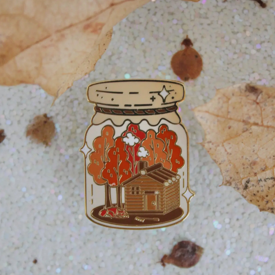 Jar of Autumn Enamel Pin