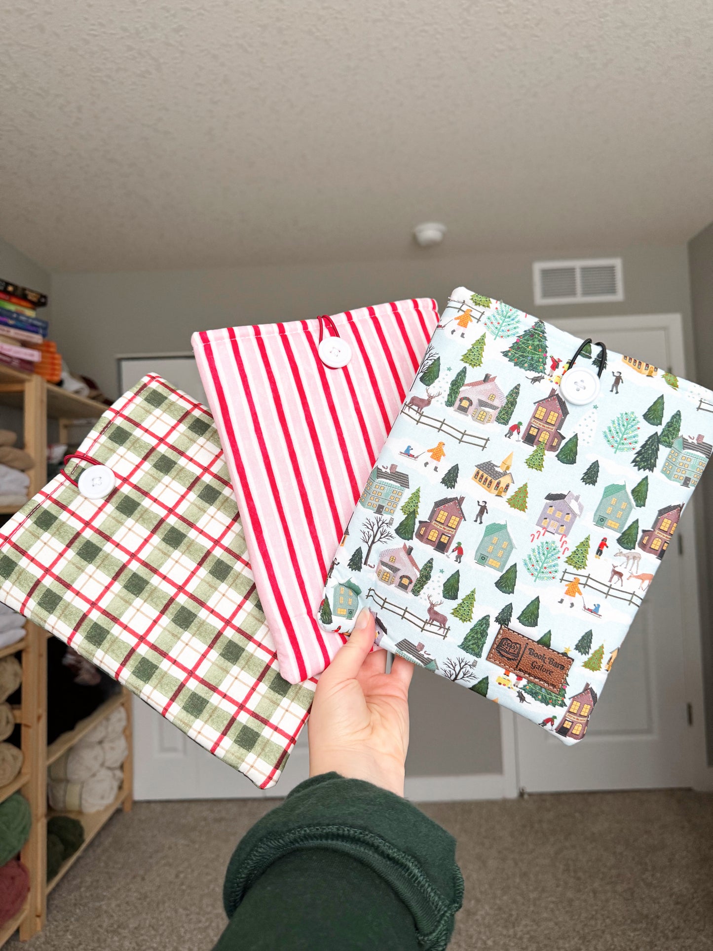 Plaid Book Sleeve