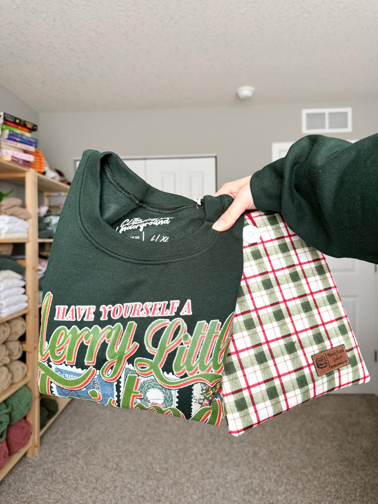 Plaid Book Sleeve