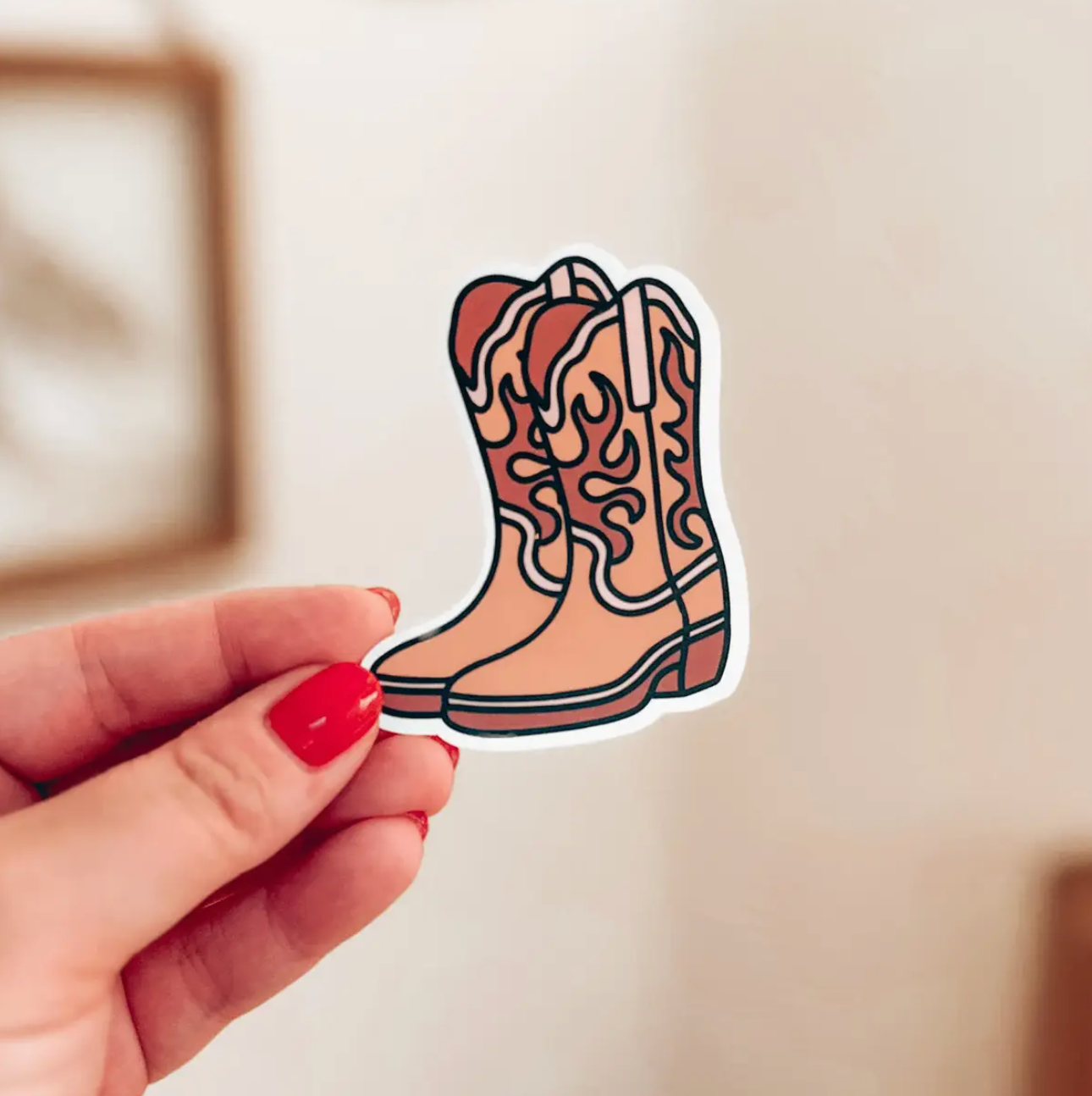 Cowboy Boots Sticker