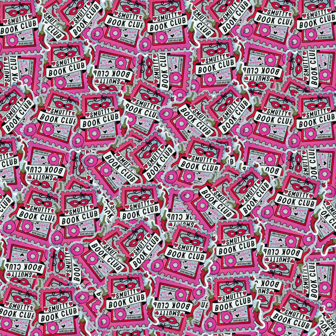 Smutty Book Club Glitter Sticker