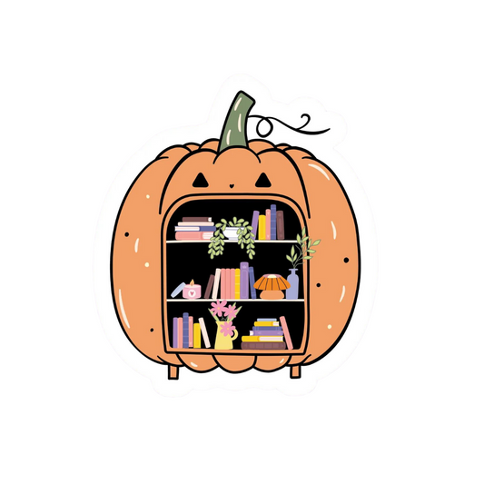 Pumpkin Book Shelf