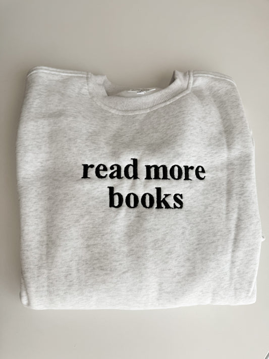Read More Books Cotton Crewneck