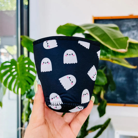 Ghost Iced Coffee Coozie