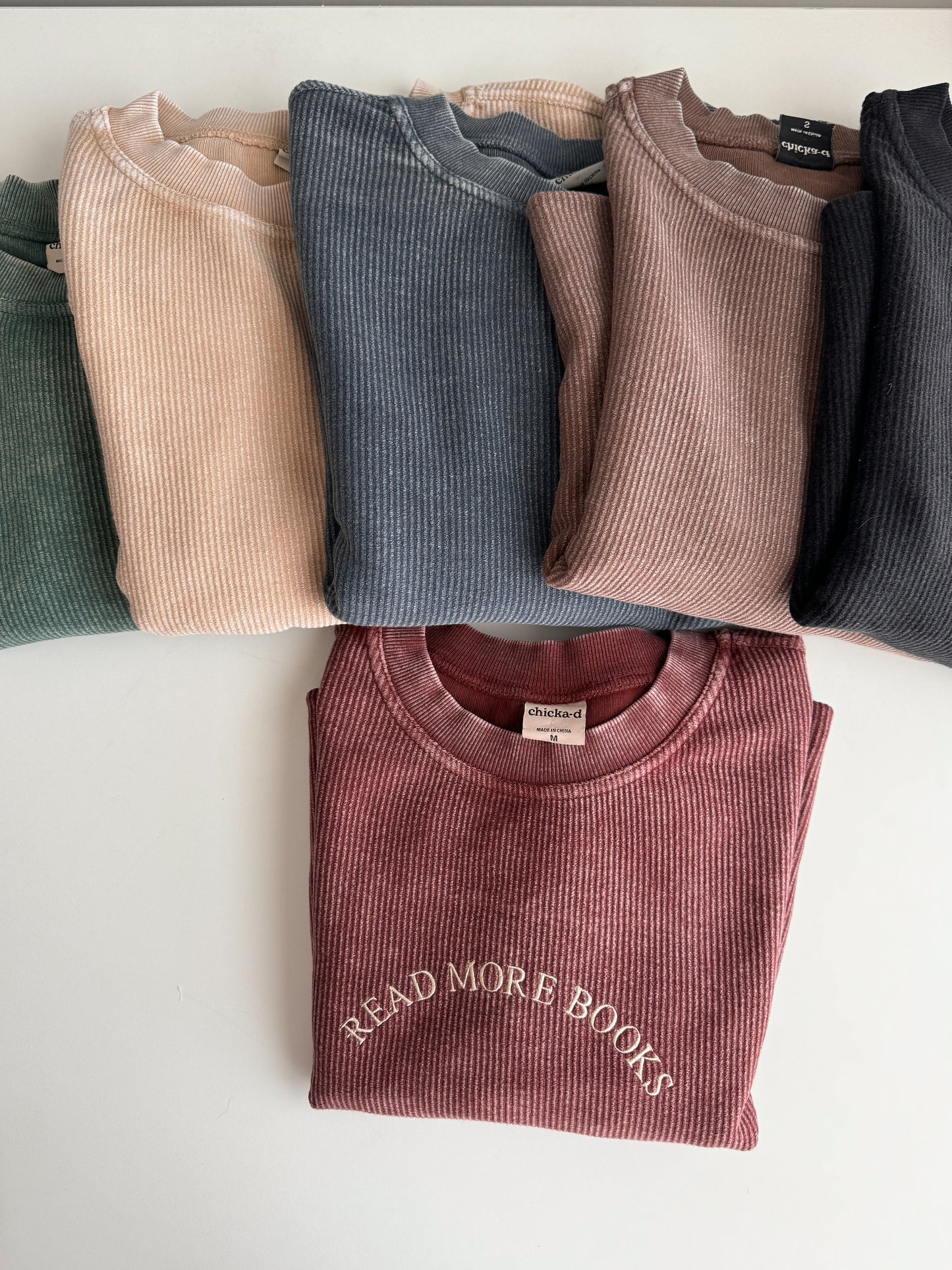 Read More Books Corded Crewneck